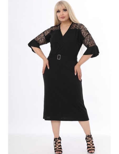 Черное элегантное платье