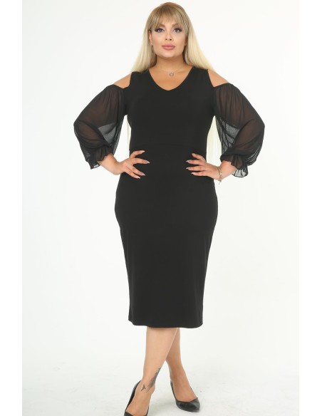 Элегантное черное платье