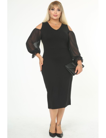 Eleganta melna kleita