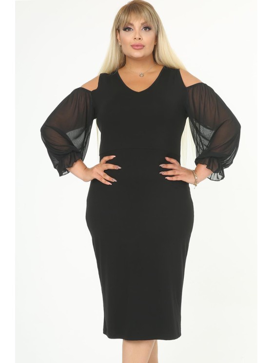 Elegantiška juoda suknelė