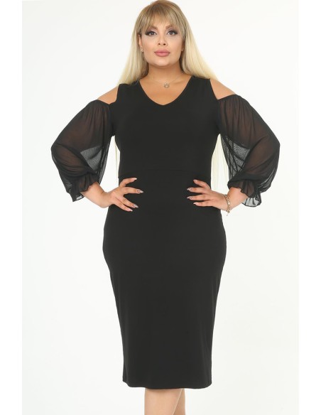 Elegantiška juoda suknelė