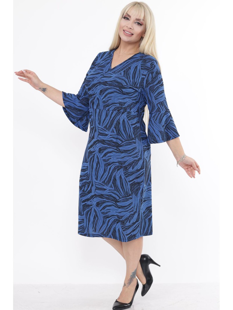 Sinise mustriga kleit Sinise mustriga kleit