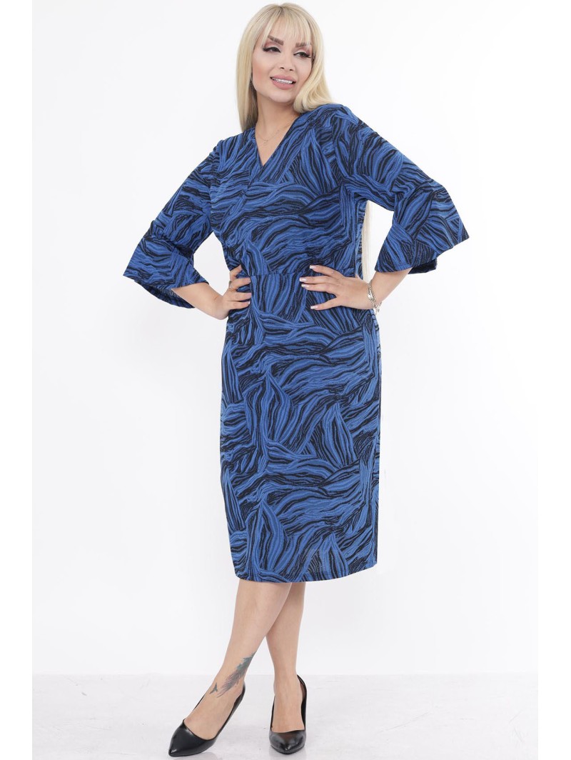 Sinise mustriga kleit Sinise mustriga kleit