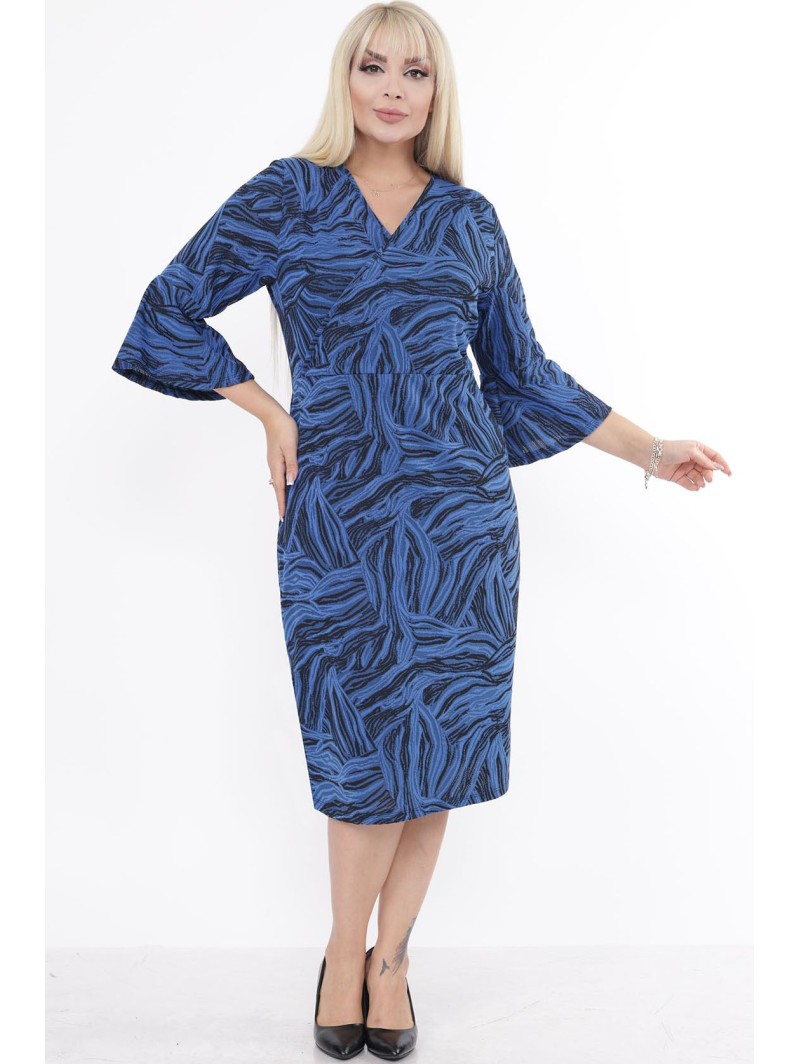 Mėlyna raštuota suknelė Mėlyna raštuota suknelė