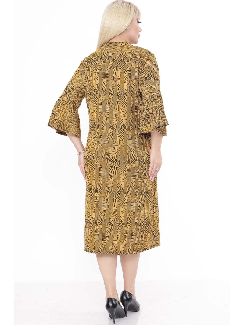 Plankumaina dzeltena kleita Plankumaina dzeltena kleita