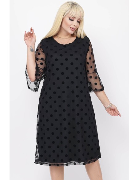 Must pallidega kleit