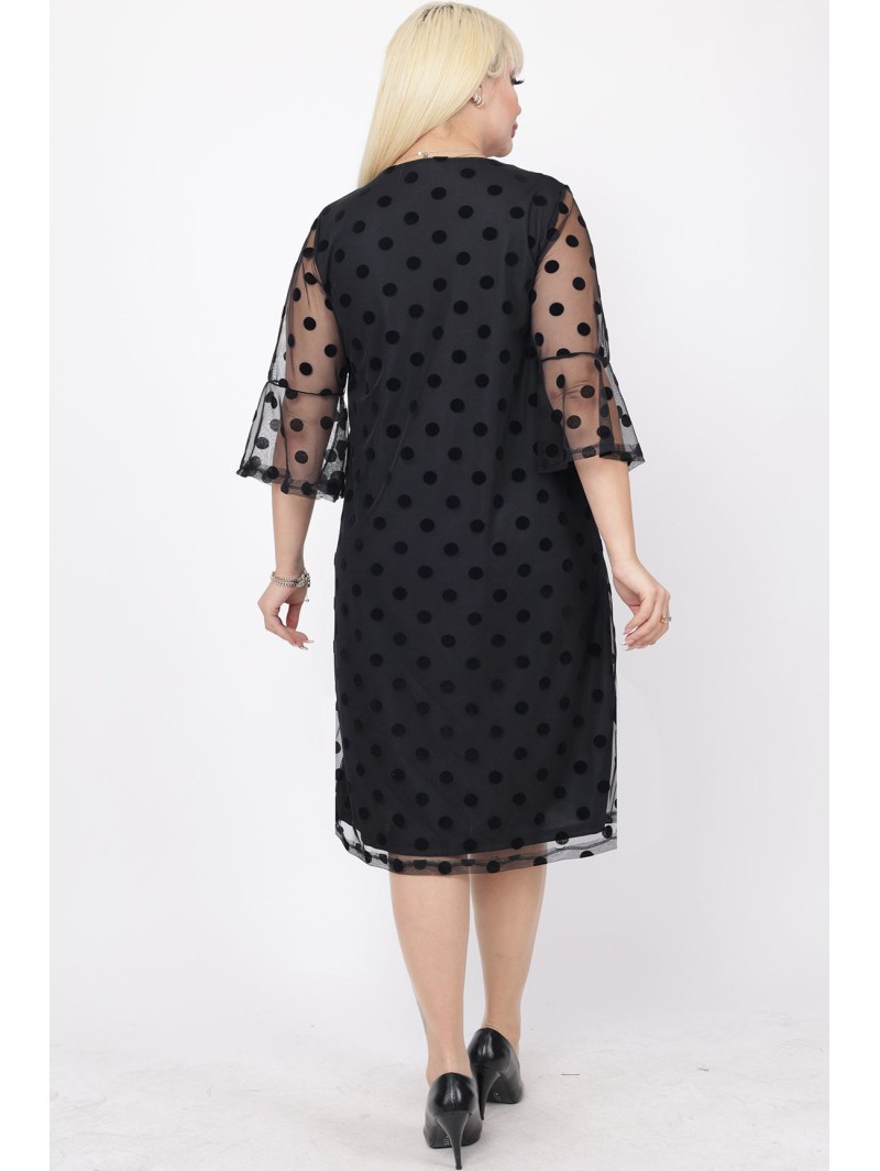 Черное платье с шариками Черное платье с шариками