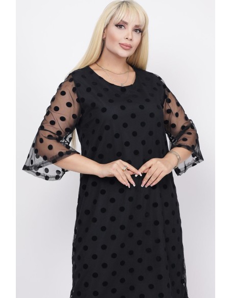 Must pallidega kleit