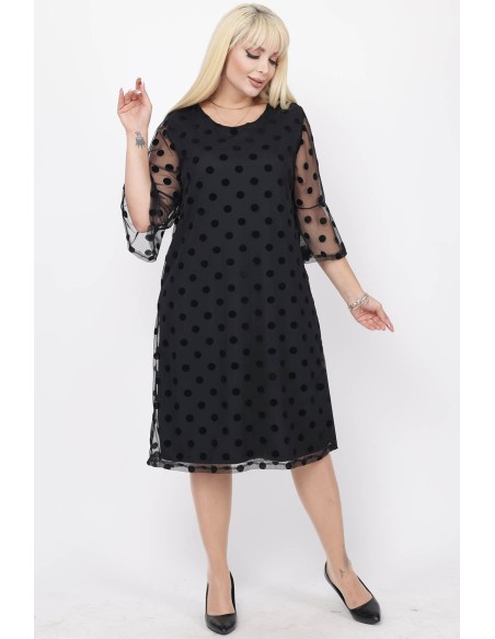 Must pallidega kleit