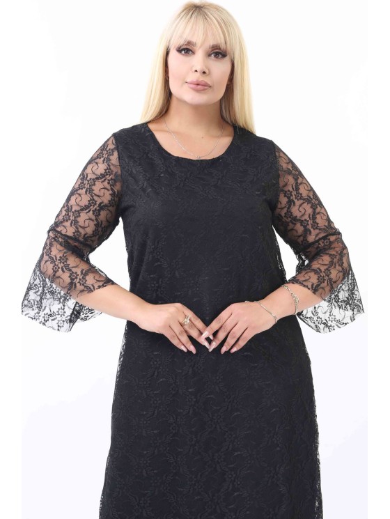 Must pitsiga kleit 2