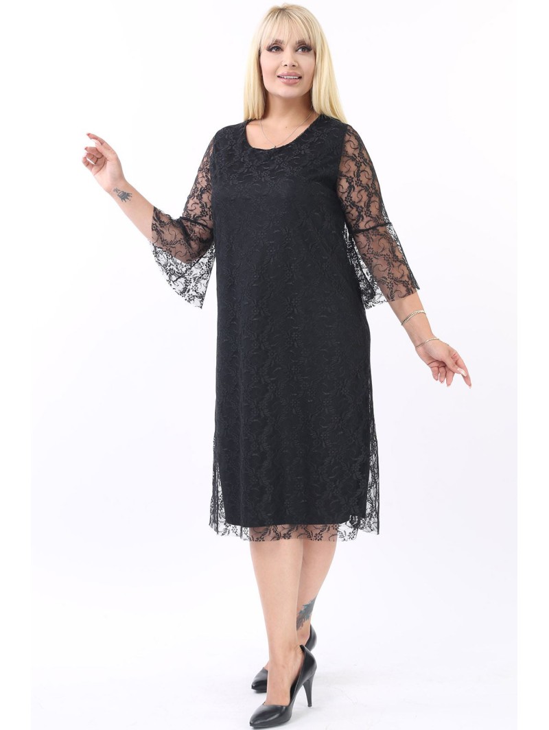 Melna kleita ar mežģīnēm Melna kleita ar mežģīnēm