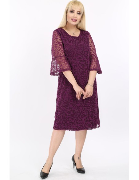 Фиолетовое платье