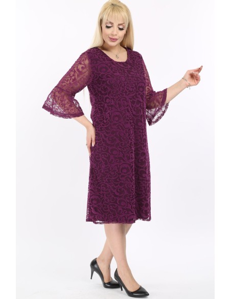 Фиолетовое платье