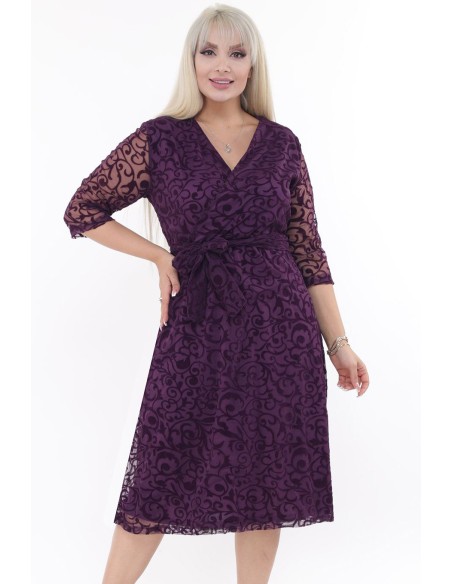 Eleganta violeta kleita