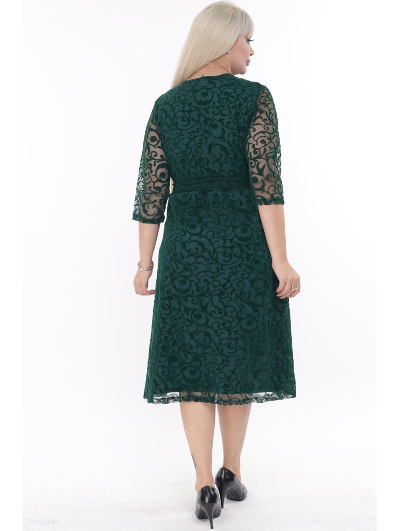 Roheline kaelusega kleit Roheline kaelusega kleit