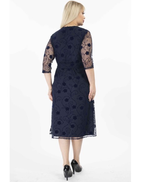 Elegantne tumesinine kleit