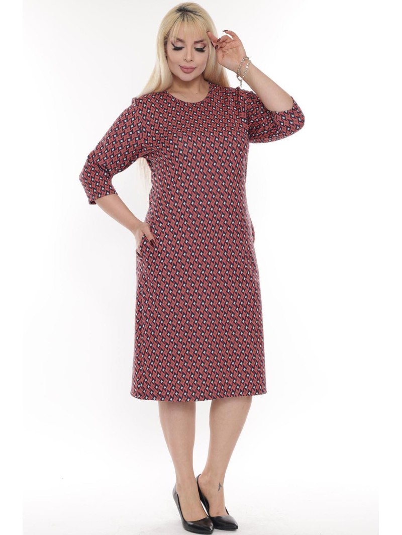 Raštuota suknelė su ornamentais Raštuota suknelė su ornamentais