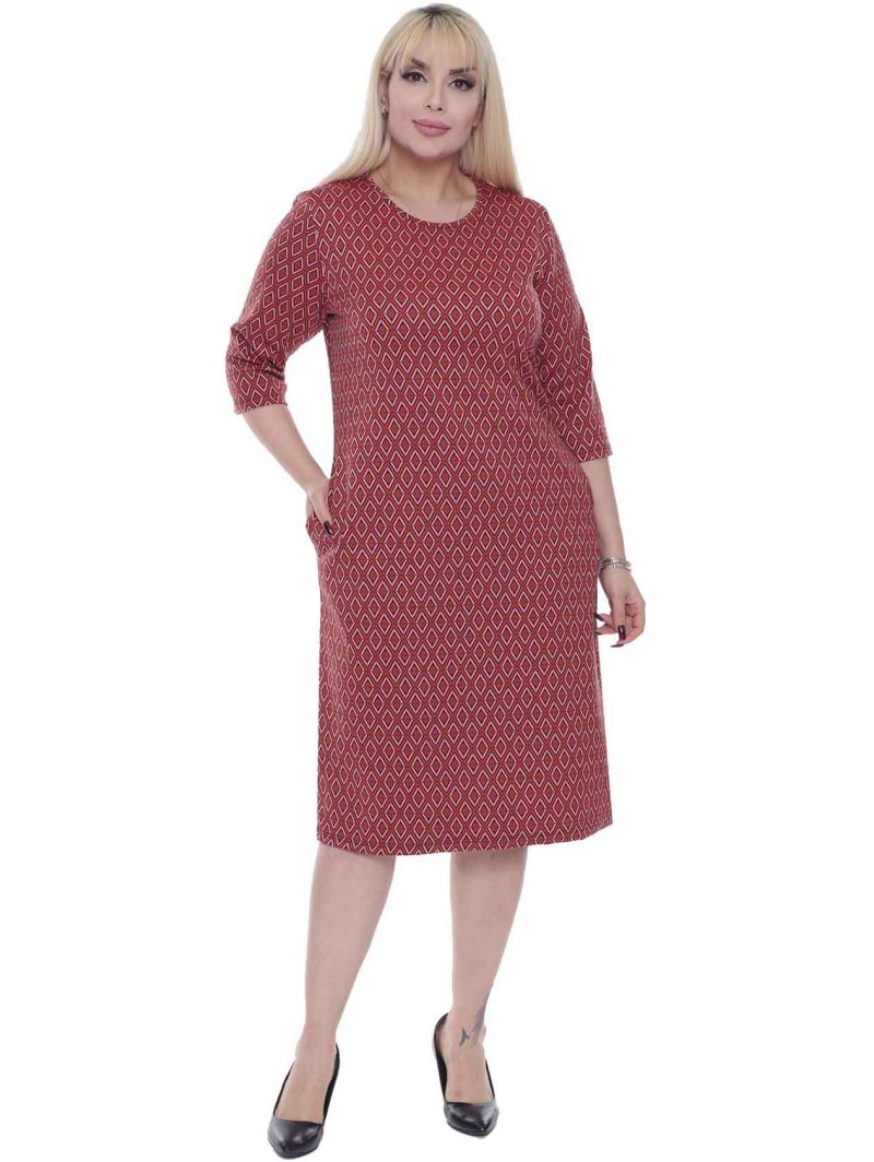 Mustriline kaunistustega kleit Mustriline kaunistustega kleit