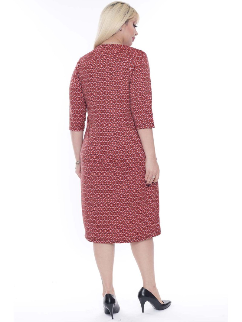 Узорчатое платье с орнаментом Узорчатое платье с орнаментом