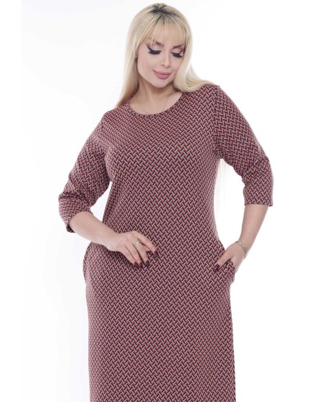 Платье с орнаментом