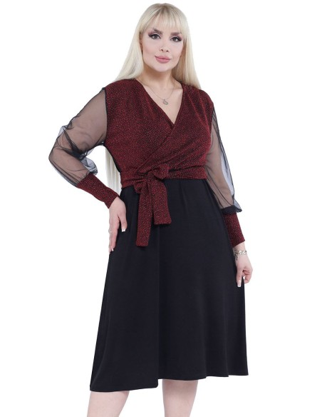 Elegantne kaelusega kleit