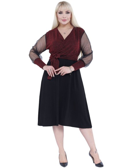 Elegantne kaelusega kleit