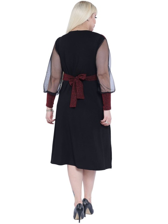 Elegantne kaelusega kleit 2