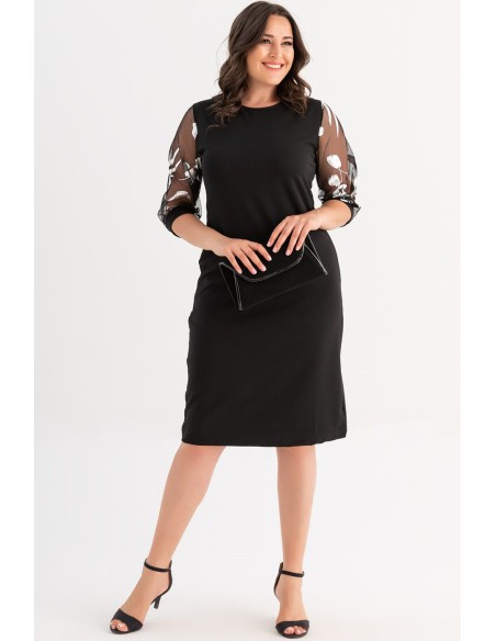 Must elegantne kleit