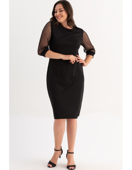 Must elegantne kleit