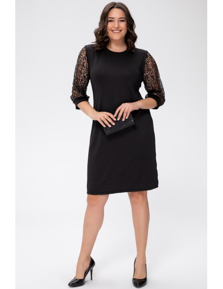 Must elegantne kleit