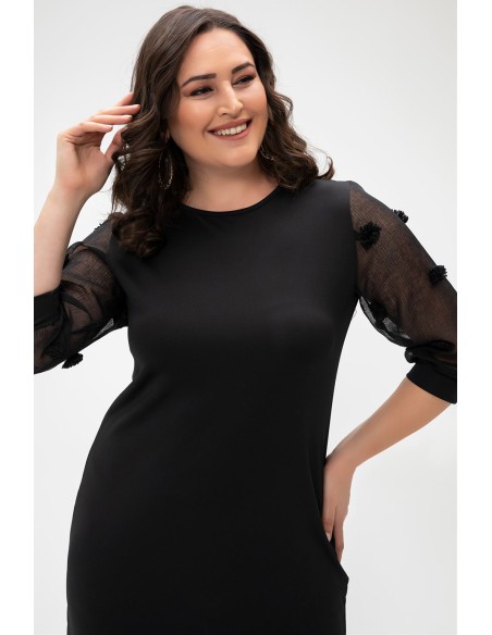 Черное элегантное платье