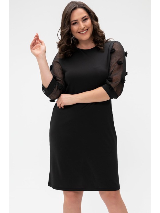 Must elegantne kleit