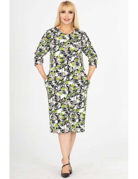 Платье с узорами