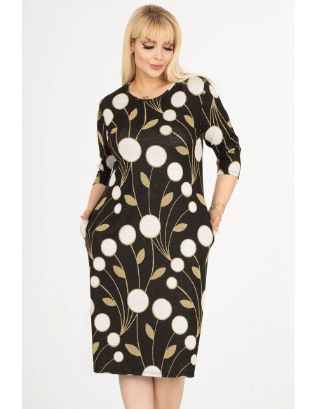 Классическое платье с узорами