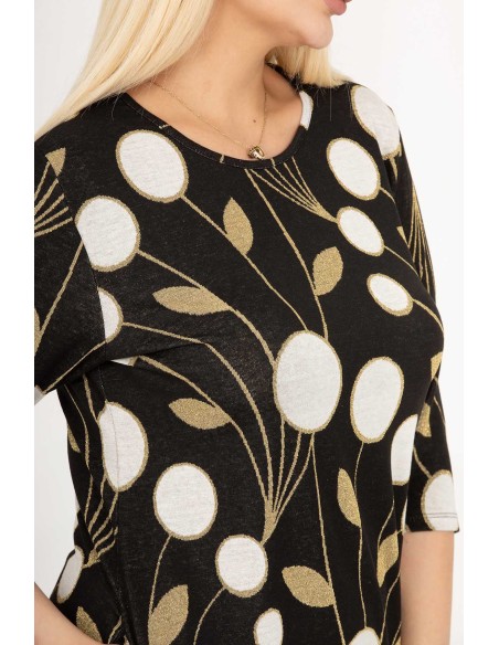 Классическое платье с узорами