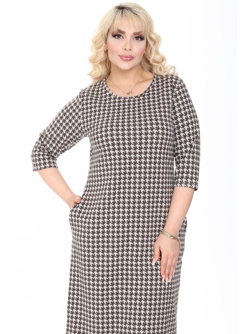 Suknelė su žasies kojelių raštais Suknelė su žasies kojelių raštais