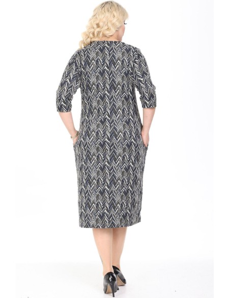 Suknelė su eglutės raštu