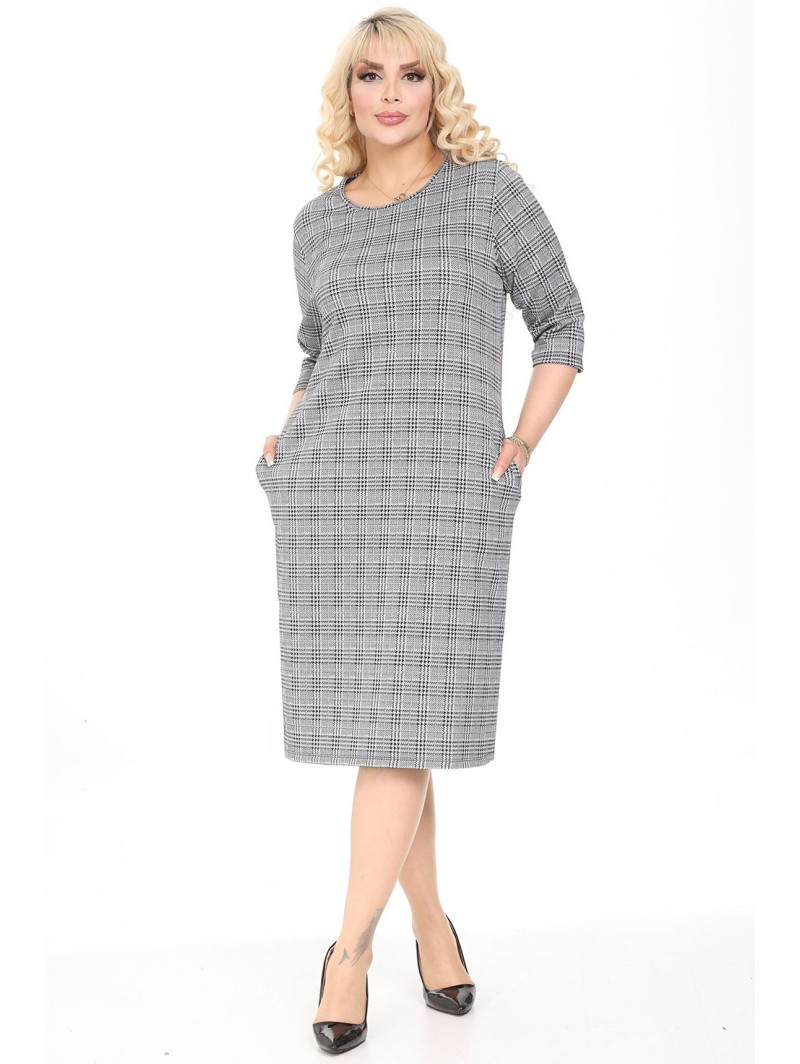 Клетчатое платье с карманами Клетчатое платье с карманами