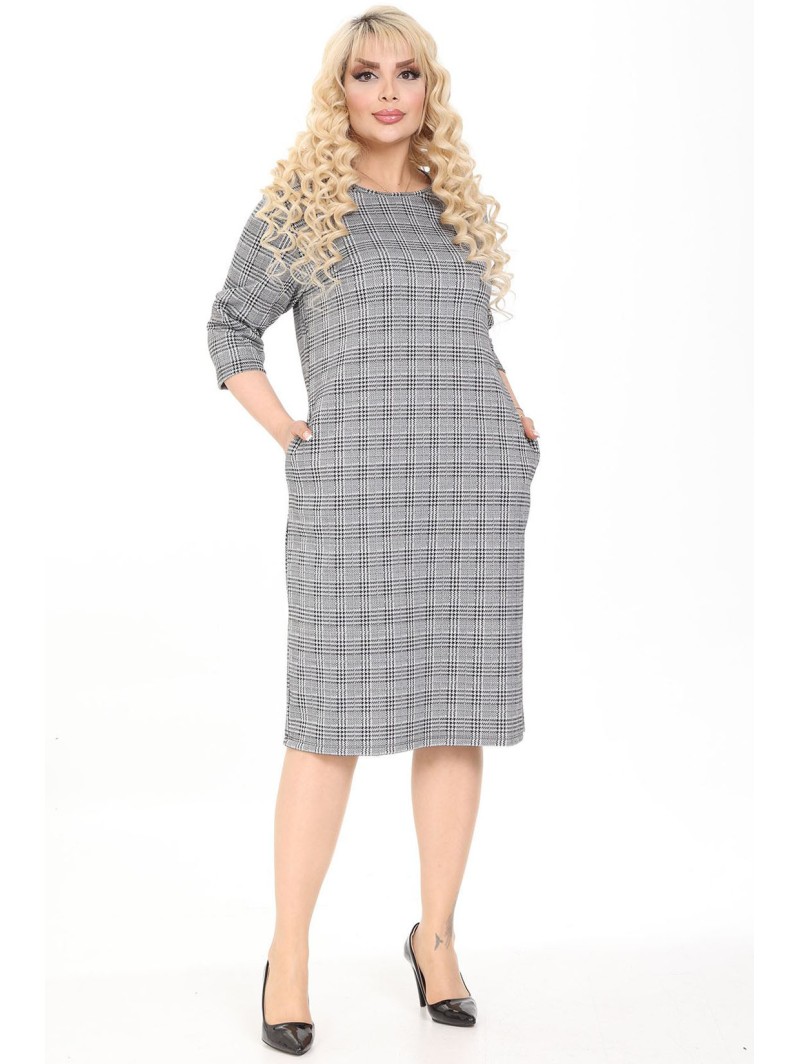 Клетчатое платье с карманами Клетчатое платье с карманами