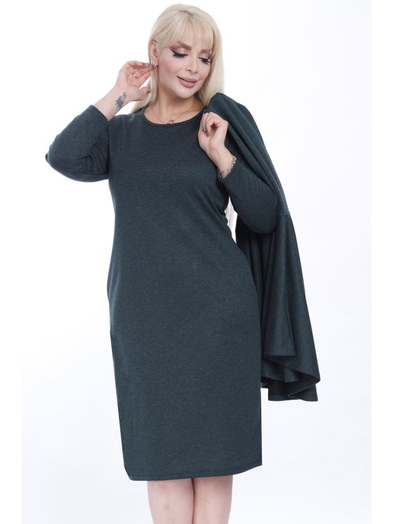 Платье с накидкой