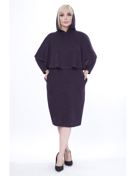 Платье с накидкой