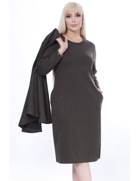 Платье с накидкой