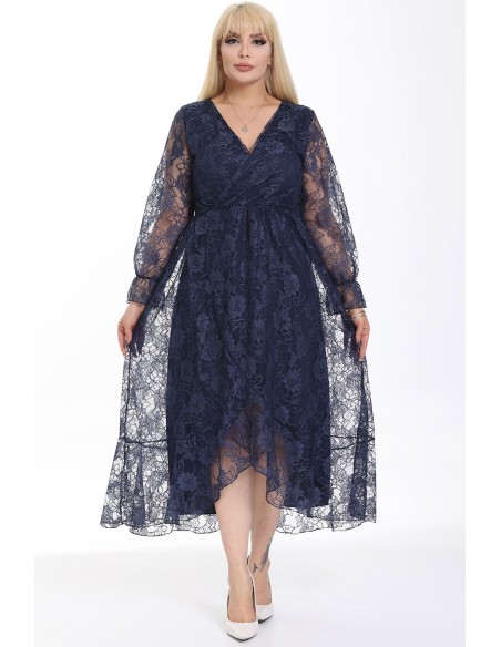 Ilga suknelė su nėriniais