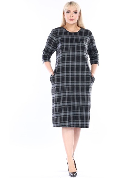 Клетчатое платье