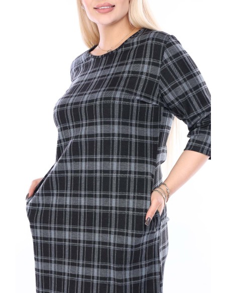 Клетчатое платье