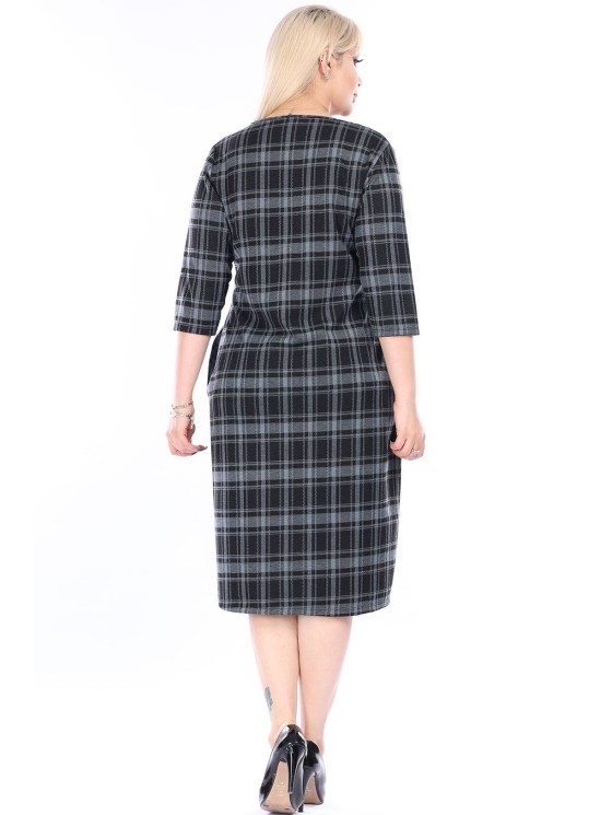 Клетчатое платье 2