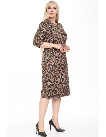 Loomakarva mustriga kleit