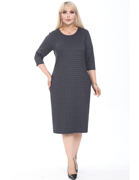 Платье с принтом на ногах