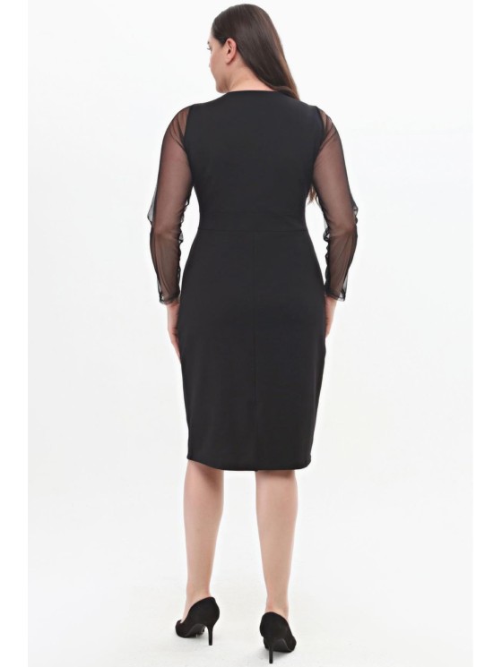 Eleganta melna kleita 2