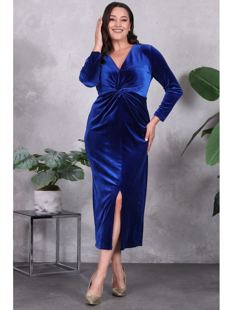 Длинное велюровое платье Длинное велюровое платье